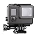 SHOOT Side Open Case for GoPro Hero 3+/4 Protective Skeleton Housing Shell Cover Frame Wire Connectable for Go Pro Hero 3+/4 Camera Accessories(Black)