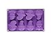 Halloween Molds Silicone Candy Soap Mold Cookie Baking Mold with Ghost Pumpkin