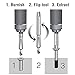 Damaged Screw Extractor Set of 4 | Screw Remover and Extractor Set | Includes a Free Plastic Organizer and Instructional Video