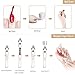 Nail Drill, 13 in 1 Cordless Portable Acrylic Nail File Manicure Pedicure Kit Handpiece Grinder with Polishing Tools and UV Light Dryer for Home and Salon (Gold)