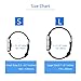 GinCoband Fitbit Blaze Bands Replacement for Fitbit Blaze Smart Watch No Tracker 8 Color Large Small Women (Black, Small)