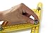 Sprocket Tools Angle Ruler Extra Durable - Angleizer Template Tool with Metal Joint Knobs - Angle Measuring Ruler And Angle-izer Template Tool For Builders, Craftsmen, Tiles, Bricks, Laminate