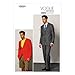 VOGUE PATTERNS V8890 Men's Jacket/Shorts and Pants Sewing Template, Size MUU (34-36-38-40)