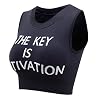Workout Tank Tops Vrouwen Mouwloze Crop Top T Shirt Vest Casual Zomer Yoga Cami Tank Tee Shirts Letters Print Vest