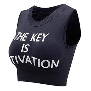 Workout Tank Tops Vrouwen Mouwloze Crop Top T Shirt Vest Casual Zomer Yoga Cami Tank Tee Shirts Letters Print Vest
