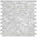 Art3d 6-Pack White MOP Shell Mosaic Tile for Kitchen Backsplashes/Shower Wall, 12