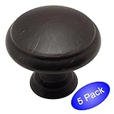 Cosmas 5422ORB Oil Rubbed Bronze Cabinet Hardware Mushroom Knob - 1-3/16