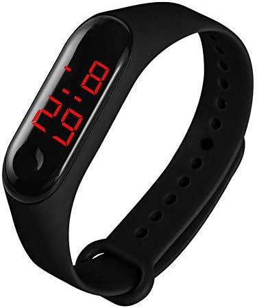 LOOPAn Digital Men & Women's Watch (Black Dial Black Colored Strap)