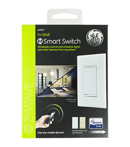 GE Z-Wave Plus Wireless Smart Lighting In-Wall On/Off Smart Switch
