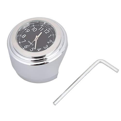 MASO 2 stuks 7/8 inch motorfiets stuur klok en thermometer universele waterdichte motorfiets stuur klok (zwart) - Image 5