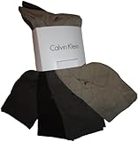 Calvin Klein Crew Dress Socks 4-Pack, One Size, Brown