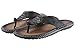 Norocos Men's Classical Comfortable Flip Flops Rubber Slippers Casual Leather Sandals