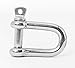 XYZ Boat Supplies Stainless Steel D Shackle