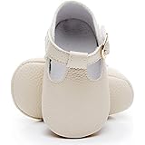 white t strap baby shoes