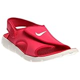 Nike Sunray Adjust 4 Girls Youth Spark/White/Voltage Cherry Comfort Sandals