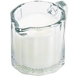 Classics Collection Glass Creamer for Coffee & Tea or Maple Syrup Serving 2.5 oz
