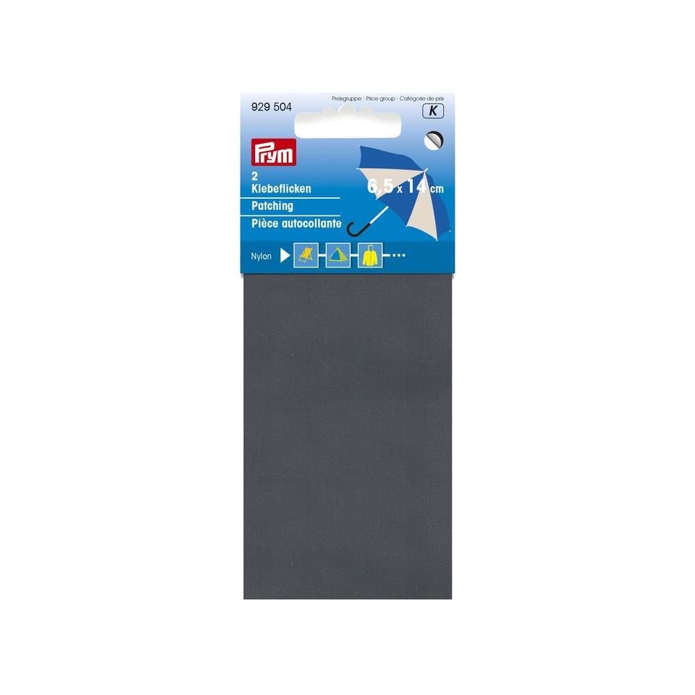 Prym Patching Nylon adhes. 6.5 x 14 cm Grey, 929,504