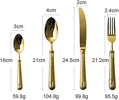 Utensil-Set-Silverware-Set-Cutlery-Knife-Sets-Cutlery-Flatware-Set-304-Stainless-Steel-Dinnerware-Set-Kitchen-Silverware-Tableware-Silver-16-Piece-Service-for-4Flatware-Set