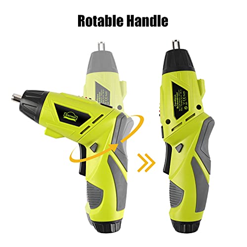 Akkuschrauber 6 Nm, Dewinner Akkuschrauber 1300 mAh 3,6 V mit 45 Zubehörteilen, Ladeadapter mit USB-Kabel und… – Bild 4