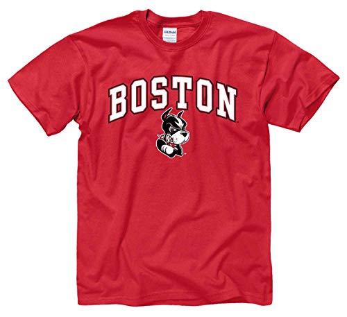 Campus Colors Boston Terriers Arch & Logo Gameday T-Shirt - Red, X-Large