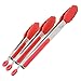 Kitchen Tongs by Oxford Chef - The Best Cooking Tongs, BBQ Tongs, High Heat Silicone Tip, Stainless Steel 3 Pack 7”, 9”, 12
