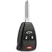 Car Key Fob Keyless Entry Remote fits Chrysler, Dodge, Jeep (OHT692427AA 4-btn), Bulk Lot of 10