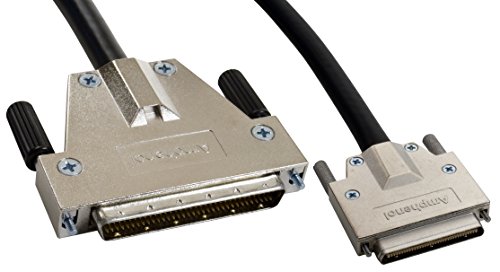 Amphenol CS-VHDCI68H68-002 SCSI-5 VHDCI to SCSI-3 Cable, VHDCI to HD68, 2 m, 6.6', Black