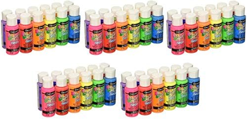 DecoArt Acrylic 2 oz 12 Count Brights Craft Paint Value Pack (Вundlе оf Fіvе)