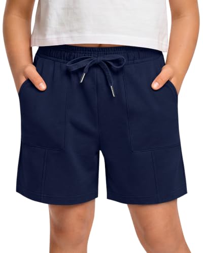 JoyMotion Girls' SweatShorts 5-14Y Navy Blue