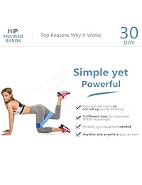 Walensee Hip Bands, Leg Bands, Resistance Bands Non Slip, Hip Bands for Workout Squats, Butt, Legs, Thigh and Hip Workout, Glute Bands,Hip Sling, Soft Design Bands