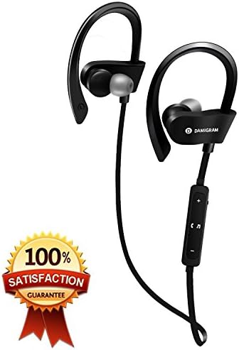 Anburt Wireless sport headphones, Best Wireless Bluetooth headhones, Sweatproof Sports Headset,Wireless Earbuds noise cancelling earphones,waterproof BT Headsets with Build-in Mic for Gym Workout