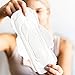 MYBOXSHOP Day Pads for Women - 100% Organic Cotton Top Sheet. No Toxins, Period. Hypoallergenic, Chlorine & Fragrance Free Feminine Pads with Wings - 60mL Absorbency & 9.5