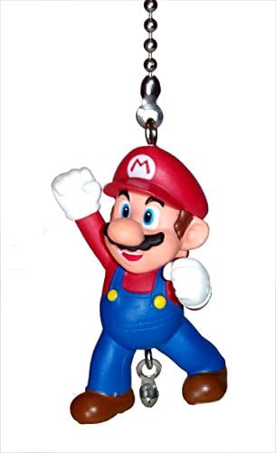 Mario Bros Ceiling Fan Pull Set by Wooden Androyd Studio (Mario Alone)