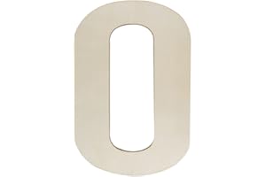 HONGMA Wooden Letters 12 Inch, Big Wooden Letter O Shapes Cutouts Blank Unfinished Large Wood Alphabet Letters for DIY Crafts Wall Decor Painting Wedding Birthday Party Decoration Room Home Decorations