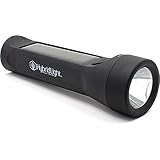 Hybridlight Journey - Solar/Rechargeable 160 Lumen LED Waterproof Flashlight. High/Low Beam, USB Cell Phone Charger, Built in Solar Panel Charges Indoors or Out, USB Cable Included for Quick Charge