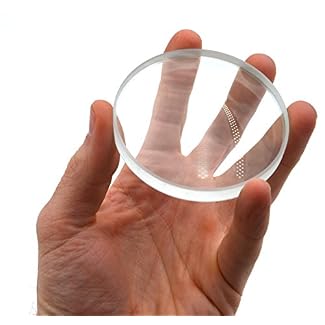 Top Spinning Base, 3″ (75mm) Surface – Double Concave – Optical Glass Lens, 200mm Focal Length – Optically True – Ground, Beveled Edges – Eisco Labs
