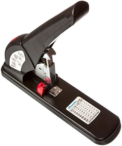 Onotio - Heavy Duty Stapler Reduced Effort 210 Sheets High Capacity - No Problem Office Desk Stapler - The Last Stapler You'll Ever Buy For Your Desk!