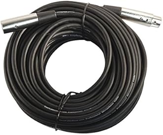 75 Foot XLR 3P Male/Female Microphone Cable