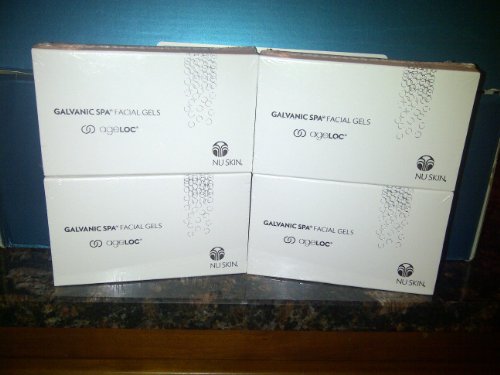 Nu Skin Ageloc Galvanic Facial Spa Gel - 4 packs