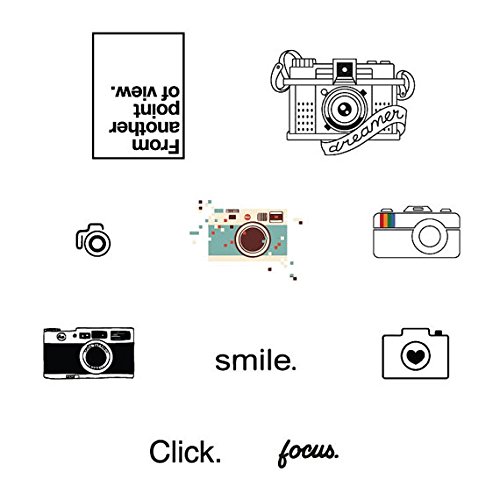 image for Tattify Photography Temporary Tattoos - Say Cheese (Complete Set of 18
