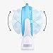 Miady 7.5-Inch Portable Fan Rechargeable Personal Desk Fan with 4000mAh Battery Capacity and LED Light