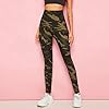 YUYOGAP Mode Dames Camouflage Afdrukken Leggings Aanscherping Sport Casual Yoga Broek Casual Legging Voor Dames
