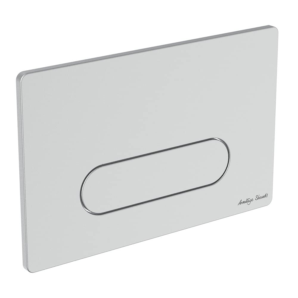 Armitage Shanks S0766JG Oleas M4 Toilet Flush Plate, Matt Chrome