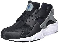 Nike Huarache Run Running Boy's Shoes, White/Pure