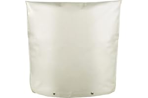 ZFZGFRCS Outdoor Backflow Preventer Insulation Cover Pipe Insulation Backflow Covers for Pipe Freeze Protection Sprinkler Valve System Cover Preventer Cover Insulated Pouch (24" W x 24" H,White)