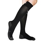 Graduated Compression Socks for Men Women- For Running, Maternity Pregnancy, Swollen Legs, Feet, DVT, Air Flight, Diabetic, Arthritis, Athletic Pain, Calf Shin Splints, Plantar Fasciitis, Leg Support