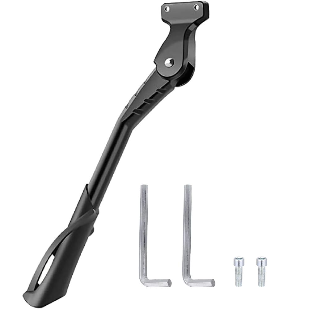 Photo 1 of colomira Bike Kickstand for Adult Bikes,Aluminum Alloy Bicycle Kickstand Adjustable for 24-29 Inch,Bicycle Kickstand for Mountain Bike, Trek Bike, Road Bike, City Bike,Non-Slip Sole (style-2)