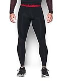 Under Armour Men's HeatGear Armour Printed Compression Leggings, Black (002), Small