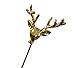 Men's Deer Reindeer Buck Head Lapel Stick Pin For Formal Wear (Gold)