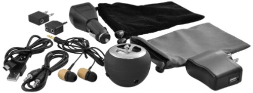 iPod Accessory, Ematic 11 in 1 iPod MP3 Accessory Kit with Wood Earbuds and Portable Speaker [ EI030 ]